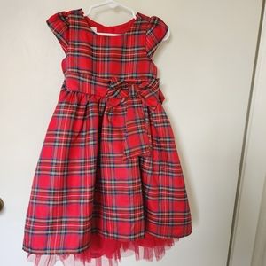 ⭐️5/$25 Special Editions 3T red plaid dress Used good condition